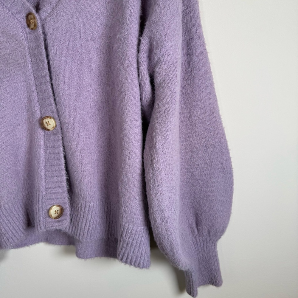 Joie Button Up Down Soft Bubble Puff Sleeve Cardi… - image 2
